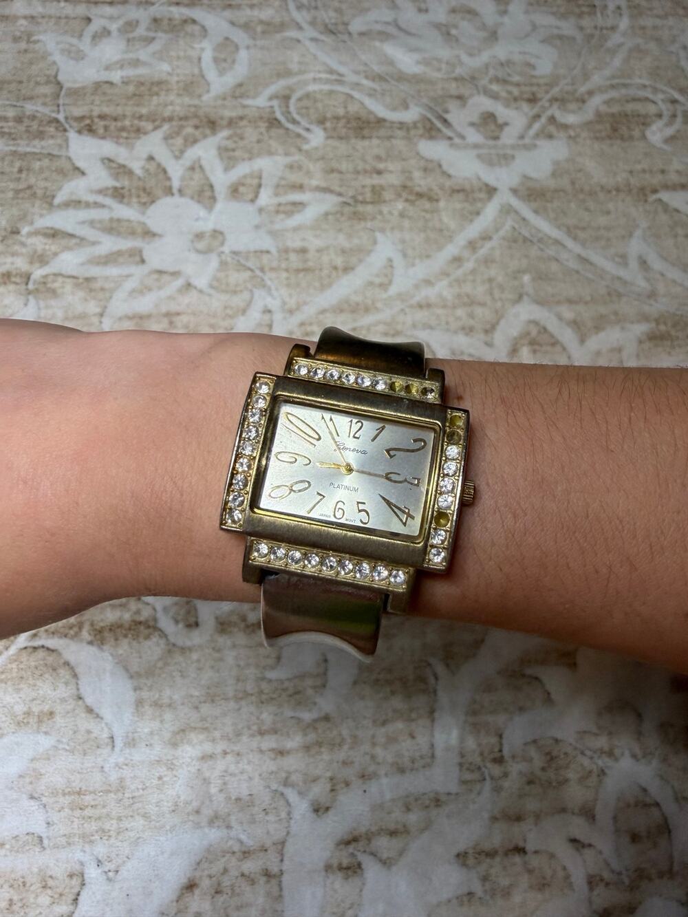 Geneva Platinum Wristwatch
